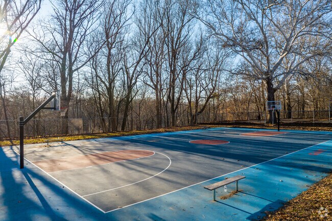 Cobbs Creek Park has pick up basketball games daily.