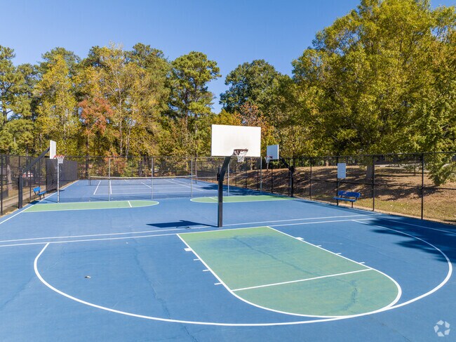 Start a pick-up game of basketball at Ronald Bridges Park in Union City.