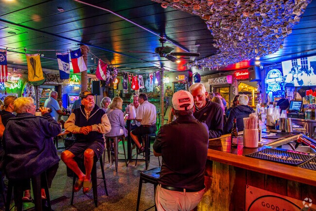 Saltwater hippie beach bar is the go to dive bar for residents living in Redington Beach.