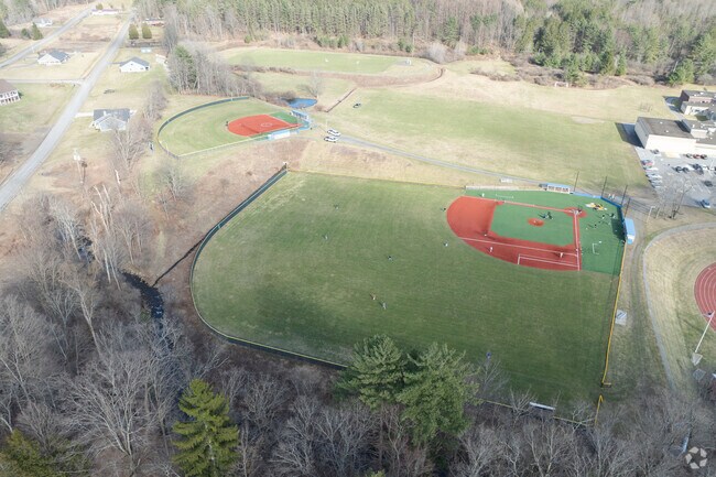 Oneonta Middle School has a top tier baseball field for kids to learn and play on.