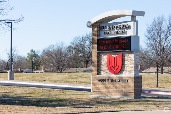 Ellen Ochoa Elementary School is located on East 31st Street in Tulsa.