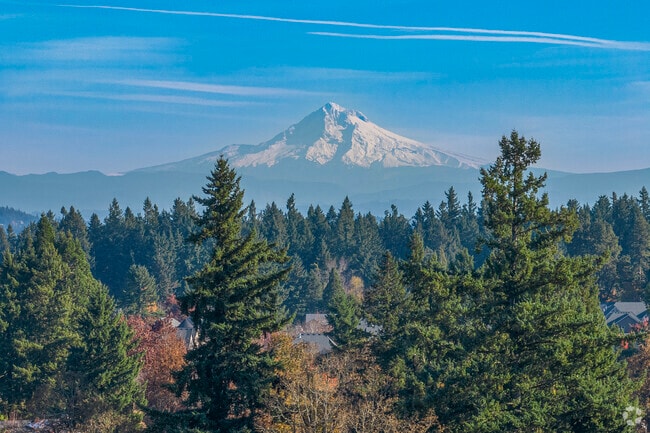 Residents in Parker Crest can enjoy views of Mt. Hood from their hilltop home.