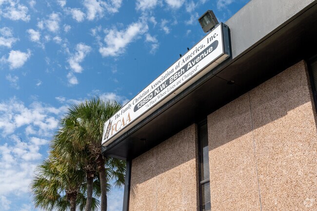 The World Mission Christian Academy sign.