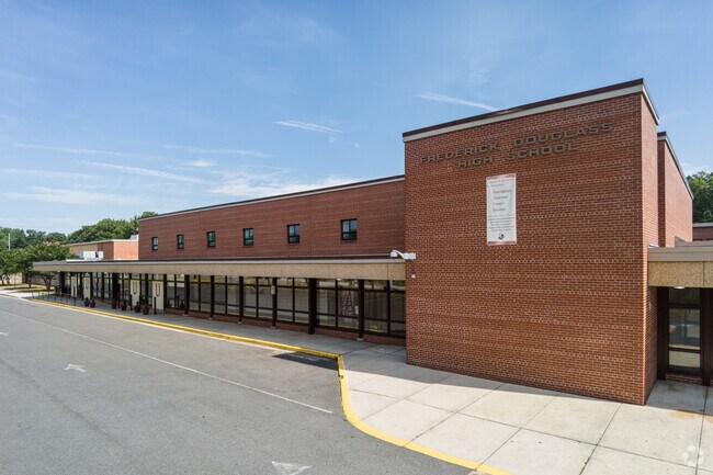Frederick Douglass High School faithfully serves the city of Brock Hall.