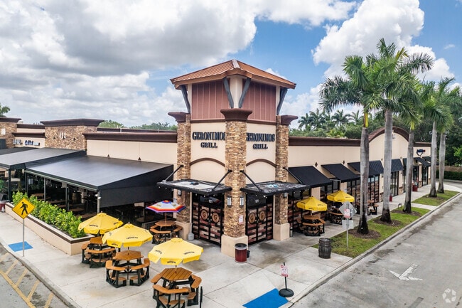 There is no shortage of eateries around Monterra, like Geronimo's Steakhouse.