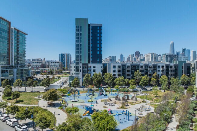 Mission Bay Kids Park is a massive complex of playground structures that are a kid's dream.