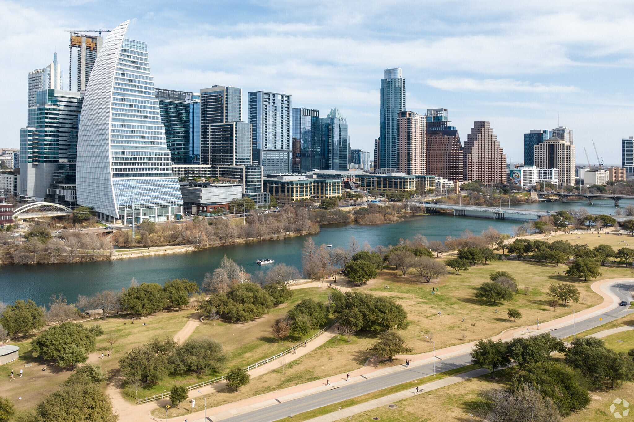 Auditorium Shores is another green space right across the lake from the Zilker neighborhood.