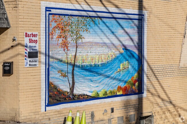 Resident enjoy various art and murals throughout the neighborhood of Blawnox.