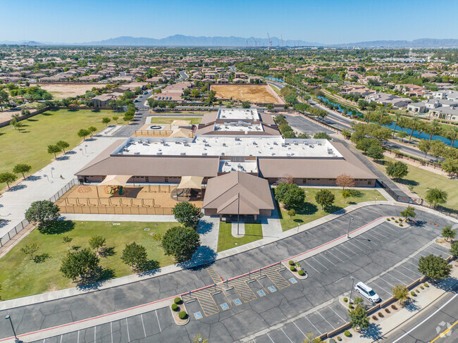 Overview of Fulton Elementary School's campus located in Chandler, AZ.