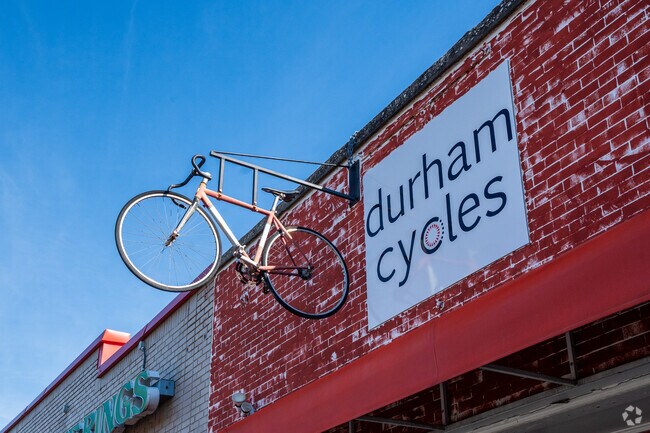 Duke Park is home to Durham Bike Co-op, which helps cyclists with repairs and organizes group rides.