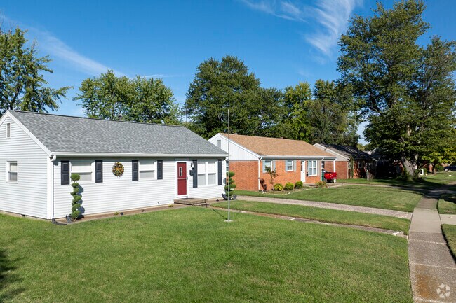 Ranch style homes are common in the Southeast Owensboro neighborhood.