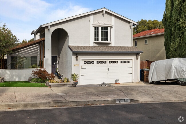There are two-story homes in the Pacheco neighborhood.
