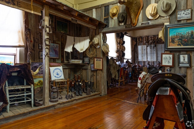 The West of the Pecos Museum displaying the rich history of Pecos.