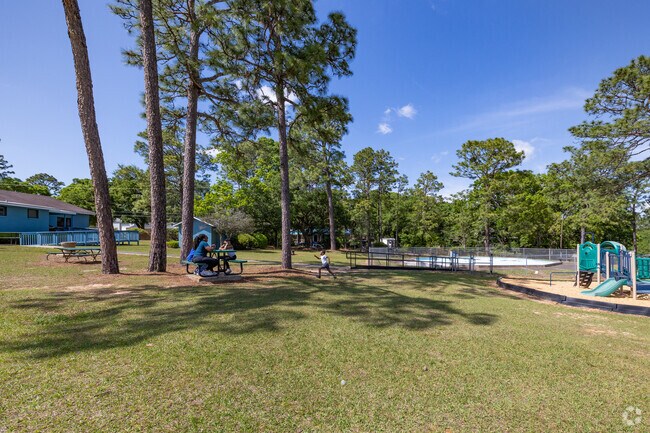 Luan Park is a green oasis, providing respite from busy life for Rolling Acres residents.
