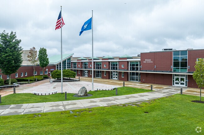 Students in 9th through 12th grade from Andover attend RHAM High School in Hebron.