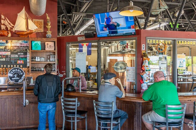 Mission Viejo locals gather at Dry Dock Brewing for good beer, bar snacks, and shuffleboard.