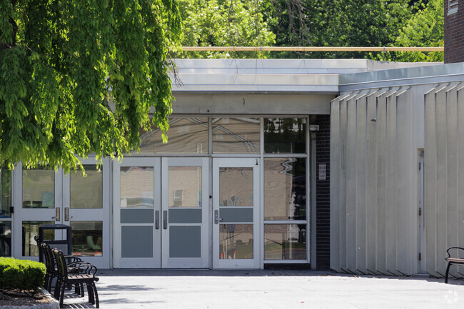 East Brook Middle School in Paramus, NJ  has 600 students in grades 5-8 .