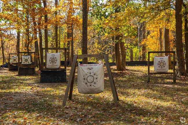 Practice your skills at the archery range at Lone Star Lakes Park in Chuckatuck.