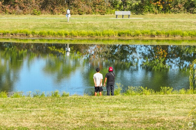 People can fish at Archbold Wilson Park lake in Ossian.