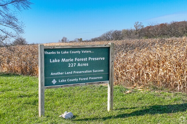 Lake Marie Forest Preserve in Grass Lake is part of the Lake Country Forest Preserve.