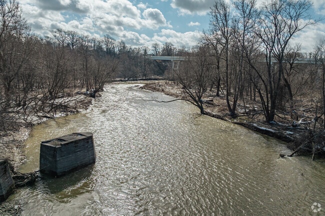 Conneaut Creek runs for 66 miles, emptying into Lake Erie, in Conneaut.