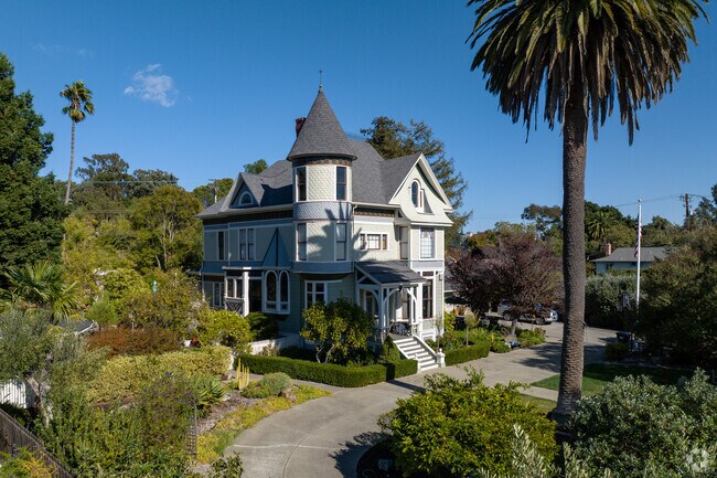This Queen Anne style villa is iconic among the many historic homes in Benicia.
