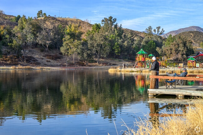 Yucaipa Regional Park spans nearly 885 acres of oak woodlands, lakes for fishing.