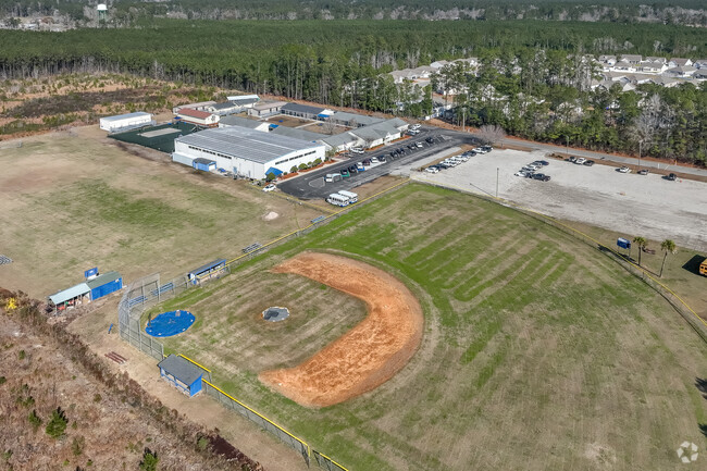 Conway Christian School has outdoor activity areas for students.