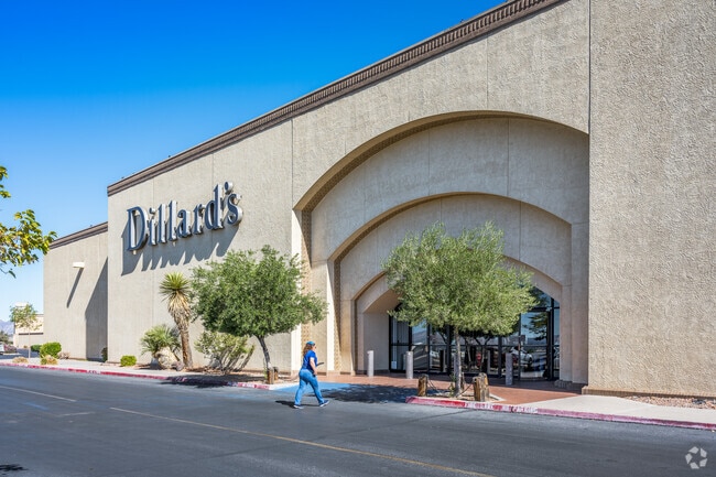 You will find Dillard’s at the Mesilla Mall just west of High Range.