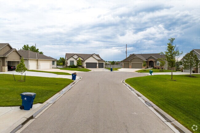 You will find several cul-de-sacs with newer homes in Tyler's Landing.