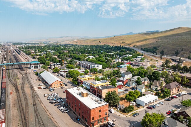 Aerial perspective showcases Northside's scenic beauty.