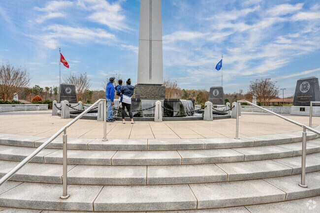The Field of Honor is a must-see when locals visit Triad Park in Oak Ridge.