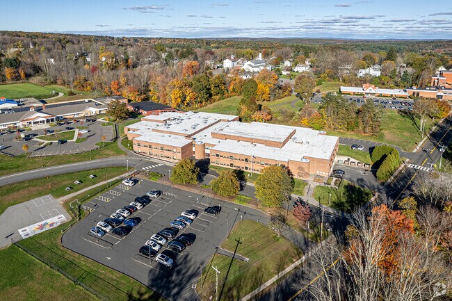 Tolland Intermediate School is conveniently located near the town green and library.
