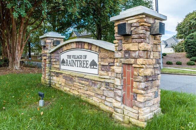 The Village of Raintree neighborhood of Charlotte, NC.
