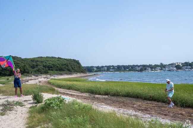 Lawrence Island is a great place for Cataumet residents to fly kites.