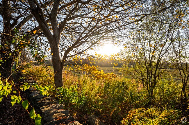 South Tiverton offers privacy and welcome views at nearby parks.