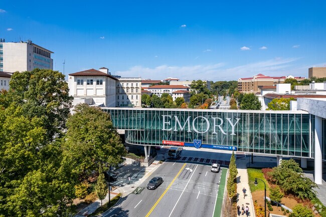 Emory University Hospital is conveniently located nearby.