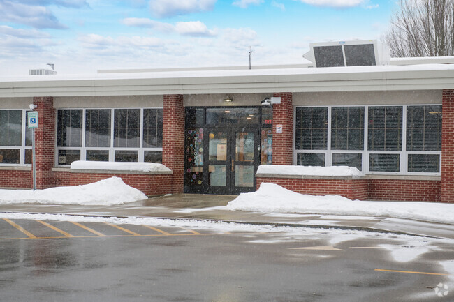 Well monitored entrances to the Paul B. D Temple Elementary School are good for a safe learning environment.