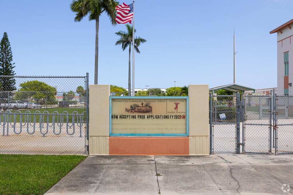 Pleasant City Elementary School entrance