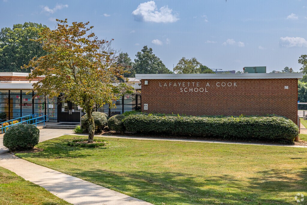 Cook Literacy Model School is located in the West Highlands neighborhood.