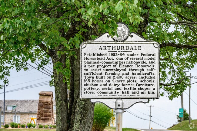 Arthurdale was established in 1933-34 under the Homestead Act and was the first of its kind.