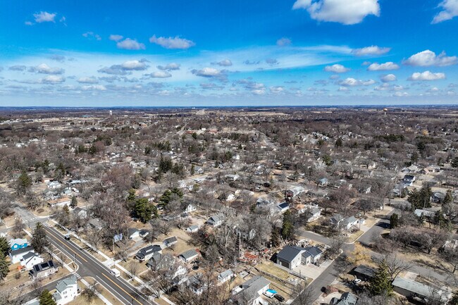 Neighborhoods throughout Sauk Rapids feature mature trees towering over quiet streets.