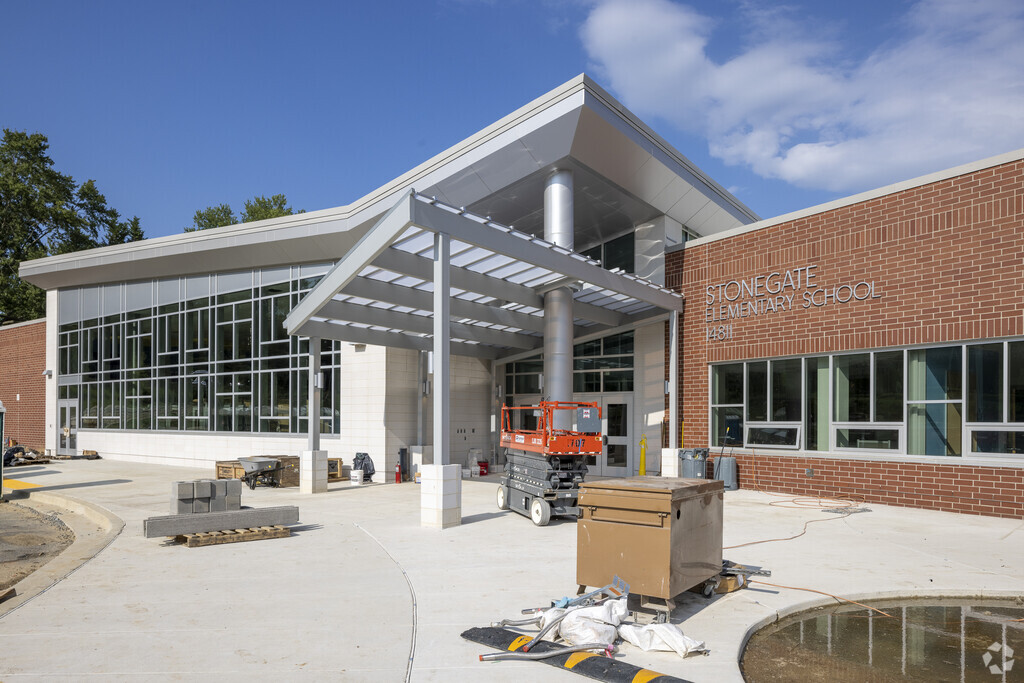 Stonegate Elementary School building in Colesville.