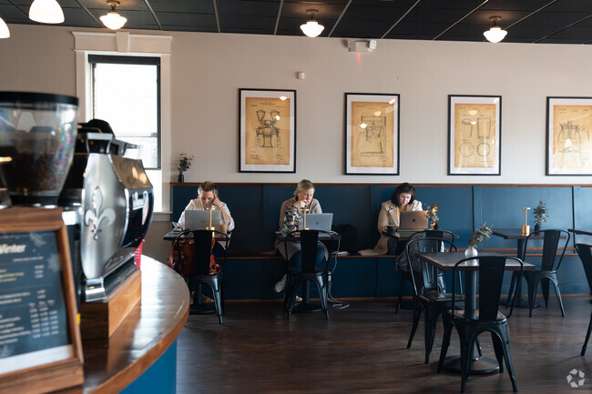 There are many coffee shops within Madison Place where you can study and meet with friends.