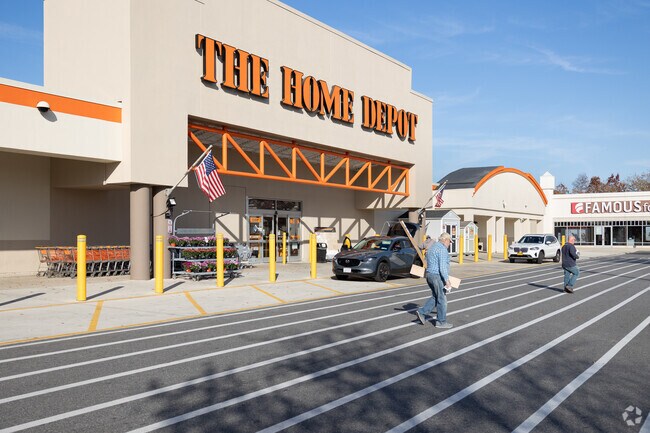 Commack features several home improvement stores such as Home Depot and Lowe's.