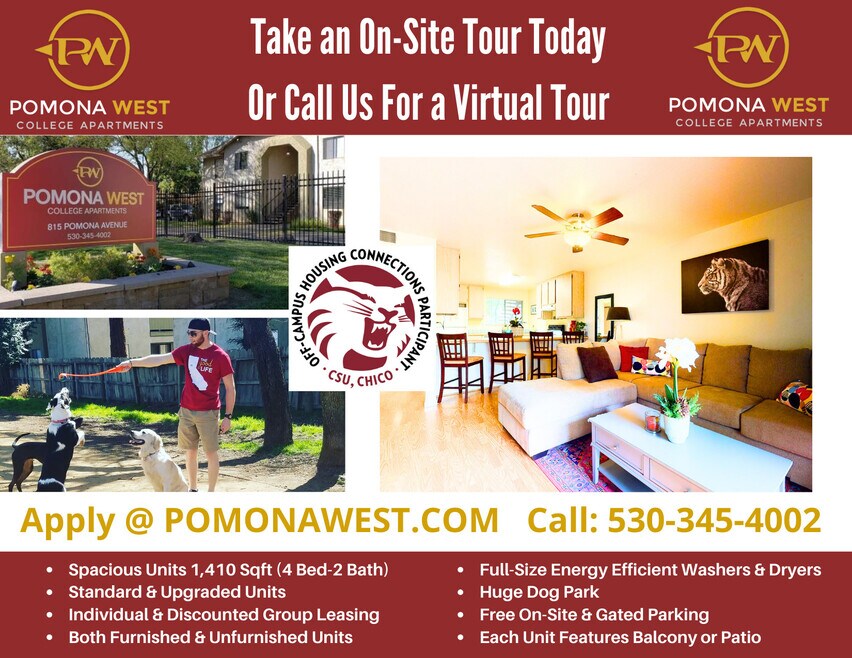 Pomona West Student Apartments 815 Pomona Ave, Chico, CA