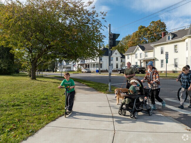 Clarendon families love to bike, walk, and spend time outdoors.