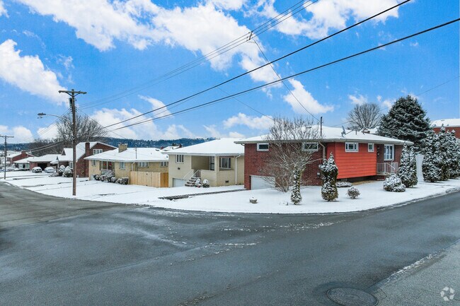 Ranch-style homes are in lots of neighborhoods, common in Duquesne, PA.