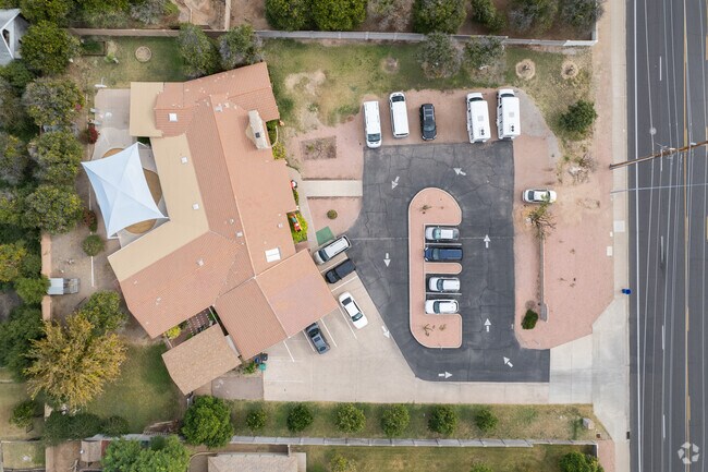 Smiles Learning Center provides some parking for staff and visitors.