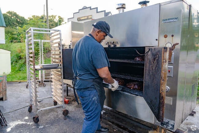 If you want to try some delicious smoked brisket then come check out Due South Barbecue.